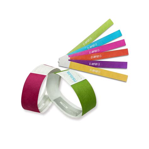 nfc event wristband|custom tyvek paper nfc wristbands.